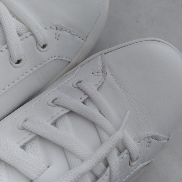 Naturalizer Morrison leather fashion white sneakers, 10 wide, good condition - Picture 12 of 16